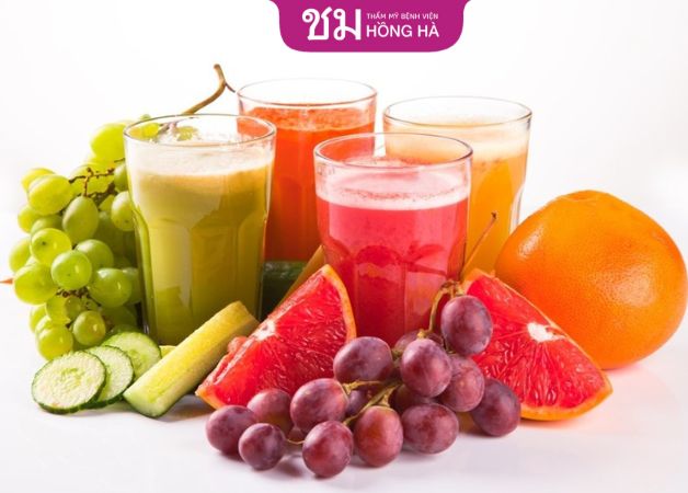 Bổ sung nước ép hoa quả thường xuyên