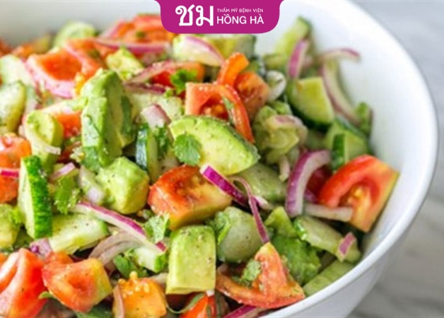 Salad bơ rau trộn giảm cân