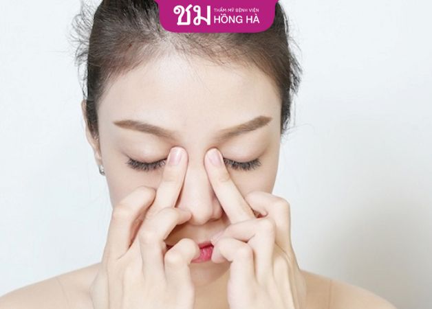 Massage cải thiện mũi tẹt
