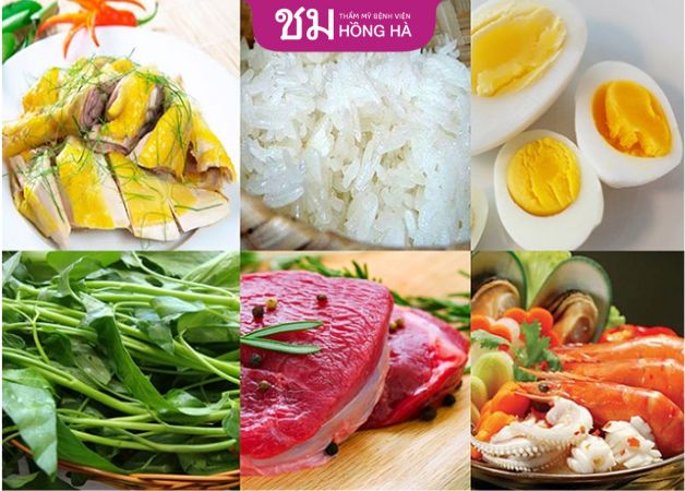 Sau khi nâng mũi lên kiêng thịt bò, rau muống, hải sản,.....