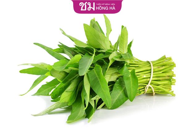Kiêng ăn rau muống sau khi tạo má lúm
