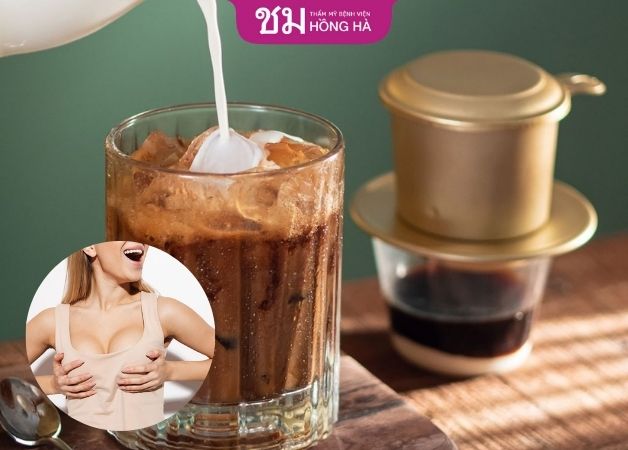 Sau nâng ngực 2 - 4 tuần có thể uống cafe
