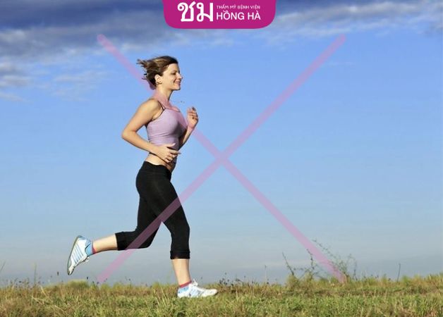 Tránh các hoạt động thể chất gây toát mồ hôi