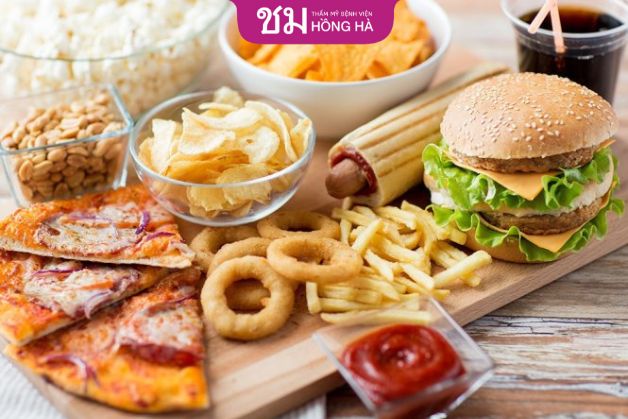 không sử dụng các thức ăn nhiều chất béo