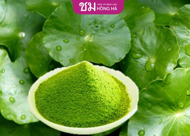 Ngoài rong biển nên bổ sung thêm rau má sau cắt mí