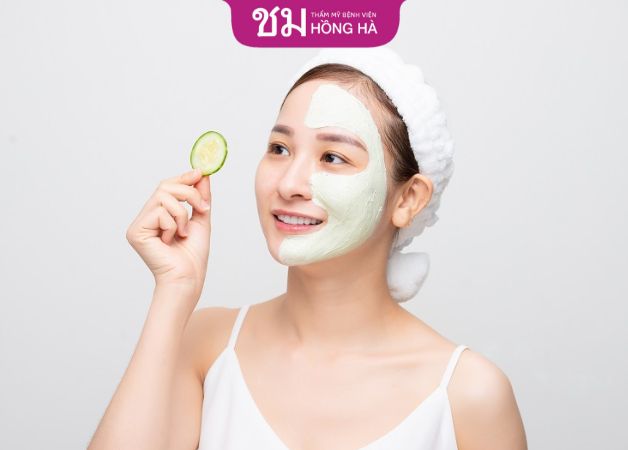 Không nên sử dụng mặt nạ từ dưa leo quá nhiều lần trong tuần