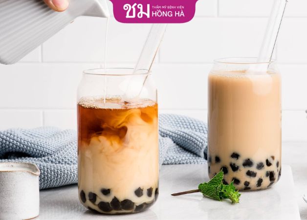 Trong trà sữa có chứa rất nhiều thành phần dinh dưỡng như đường, tinh bột, chất béo