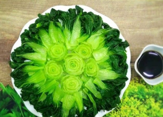 Thực đơn giảm cân với rau luộc - Cải chíp