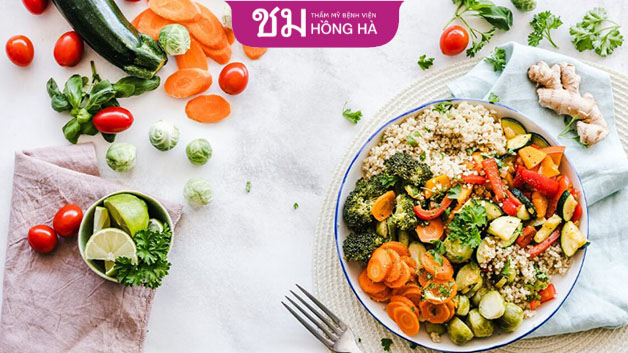 Một chế độ ăn nhiều rau củ quả vừa giảm cân vừa đẹp da