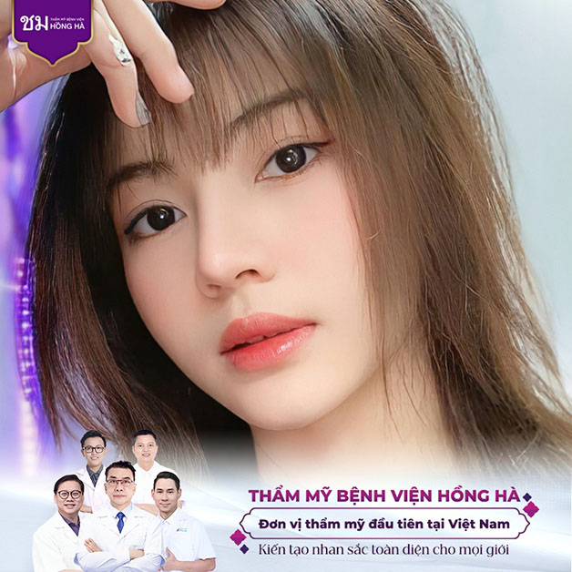 Sống mũi thẳng, thon gọn hài hòa với đường nét gương mặt