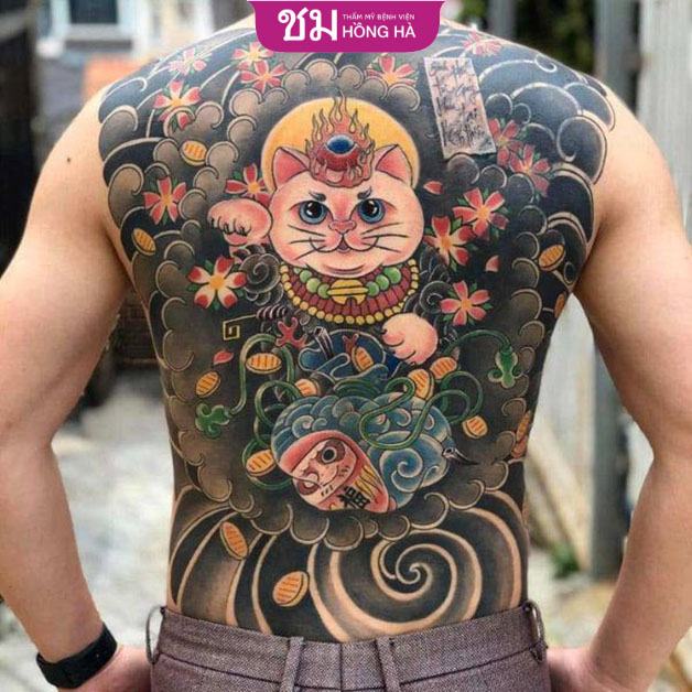Hình ảnh mèo thần tài vừa hút tài lộc vừa dễ thương