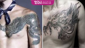 99+ Hình xăm rồng vắt vai độc – lạ – siêu ngầu