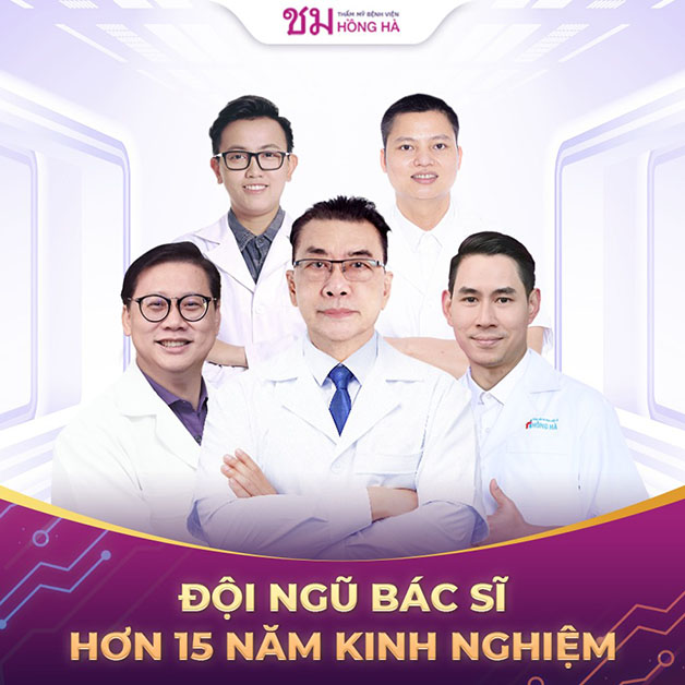 Với đội ngũ bác sĩ trên 15 năm kinh nghiệm, Hồng Hà luôn là địa chỉ đáng tin cậy của khách hàng