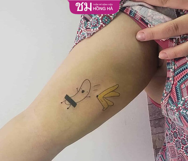 Hình xăm đơn giản nhưng mang đến tiếng cười cho người đối diện