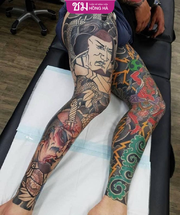 Mẫu tattoo này có đa dạng kích thước và màu sắc